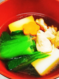 シンプル★あっさり醤油味のお雑煮★-レシピのメイン写真