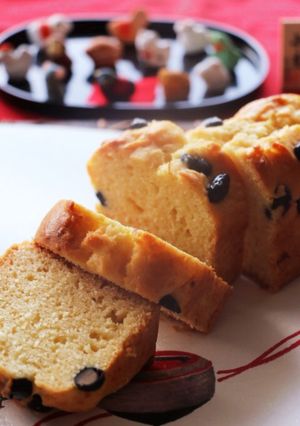 余った栗きんとんと黒豆のパウンドケーキ-レシピのメイン写真