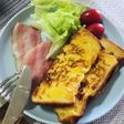 週末朝に♡甘くないフレンチトースト