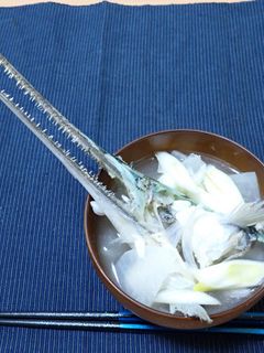 ダツのあら汁-レシピのメイン写真