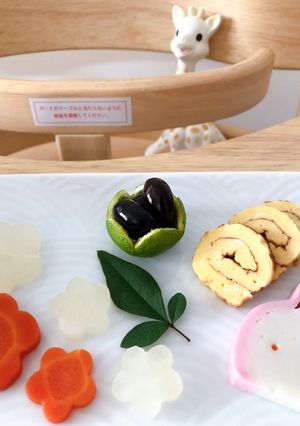 すだちでお花カップ♪-レシピのメイン写真