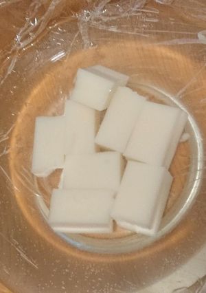 レンジでお餅を茹でる-レシピのメイン写真
