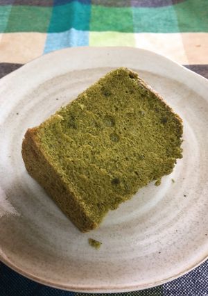 全卵使用の抹茶シフォンケーキ-レシピのメイン写真