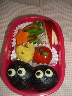 キャラ弁☆まっくろくろすけ弁当-レシピのメイン写真