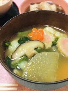 お正月にお雑煮・具沢山お吸い物・簡単-レシピのメイン写真