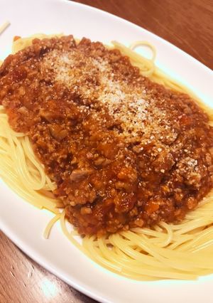 圧力鍋で、簡単ミートソース-レシピのメイン写真