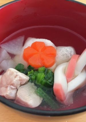 白だしで料亭風★簡単お雑煮-レシピのメイン写真