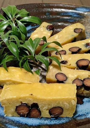 おせち⏹️黒豆とさつまいもの卵焼き-レシピのメイン写真