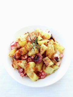 ホク柔【タコとポテトのアンガリソテー】-レシピのメイン写真