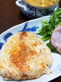 ホットサンドメーカー 焼きおにぎり-レシピのメイン写真