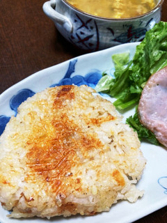 ホットサンドメーカー 焼きおにぎり-レシピのメイン写真