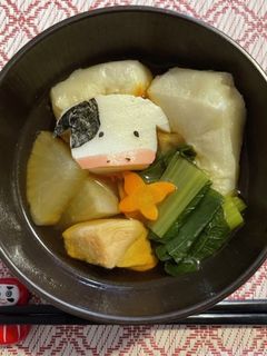 牛かまぼこ・飾り切り-レシピのメイン写真