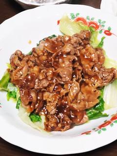 レタスと牛肉オイスターソース味-レシピのメイン写真