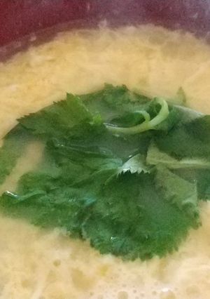 塩味たまご雑煮-レシピのメイン写真