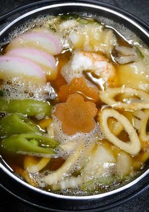 簡単お節！おひとり雑煮☆具雑煮-レシピのメイン写真