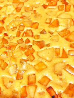 型不要!リンゴさつまいもの鉄板ケーキ♪-レシピのメイン写真