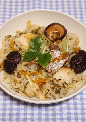 嵐相葉☆絶品料理☆鯛干物で柚子香る鯛釜飯-レシピのメイン写真