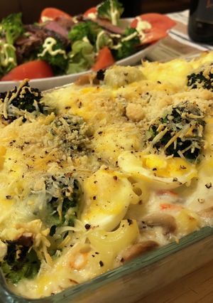 カニマカロニグラタン-レシピのメイン写真