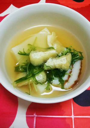 ほんだしで簡単☆シンプルすましのお雑煮-レシピのメイン写真