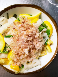全てレンジお節材料消費柚子風味蓮根浅漬け-レシピのメイン写真
