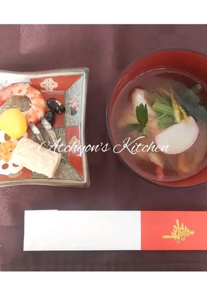 簡単！我が家の選べるトッピングお雑煮-レシピのメイン写真