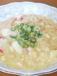 豆腐入りカニ玉風あんかけ-レシピのメイン写真