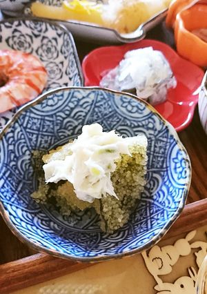 子持ち昆布のクリチ・わさび漬けのせ-レシピのメイン写真