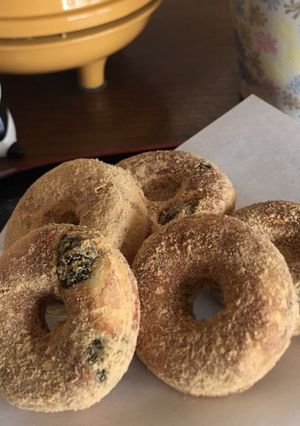 黒豆きな粉☆お豆腐のふわふわドーナツ-レシピのメイン写真