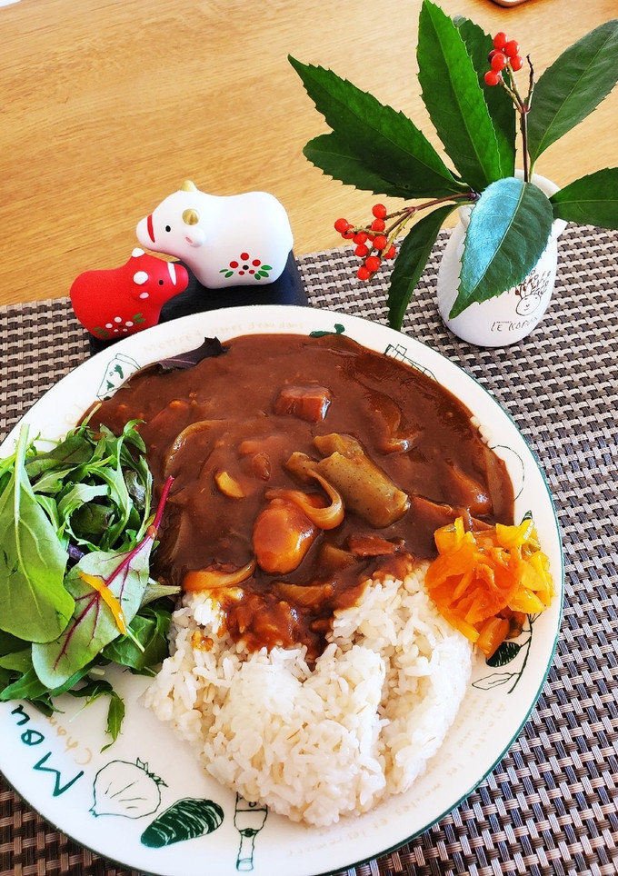 お節の残りで和風カレー-レシピのメイン写真