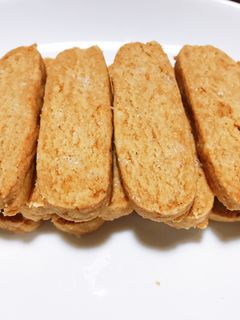 袋で簡単!きな粉のちんすこう風クッキー✩-レシピのメイン写真