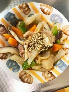 全てレンジチリソース炒め味大根青椒肉絲風-レシピのメイン写真