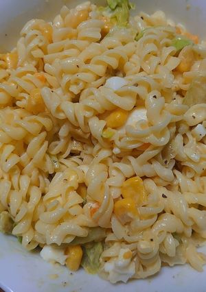 レタスとコーンと卵のマカロニサラダ-レシピのメイン写真