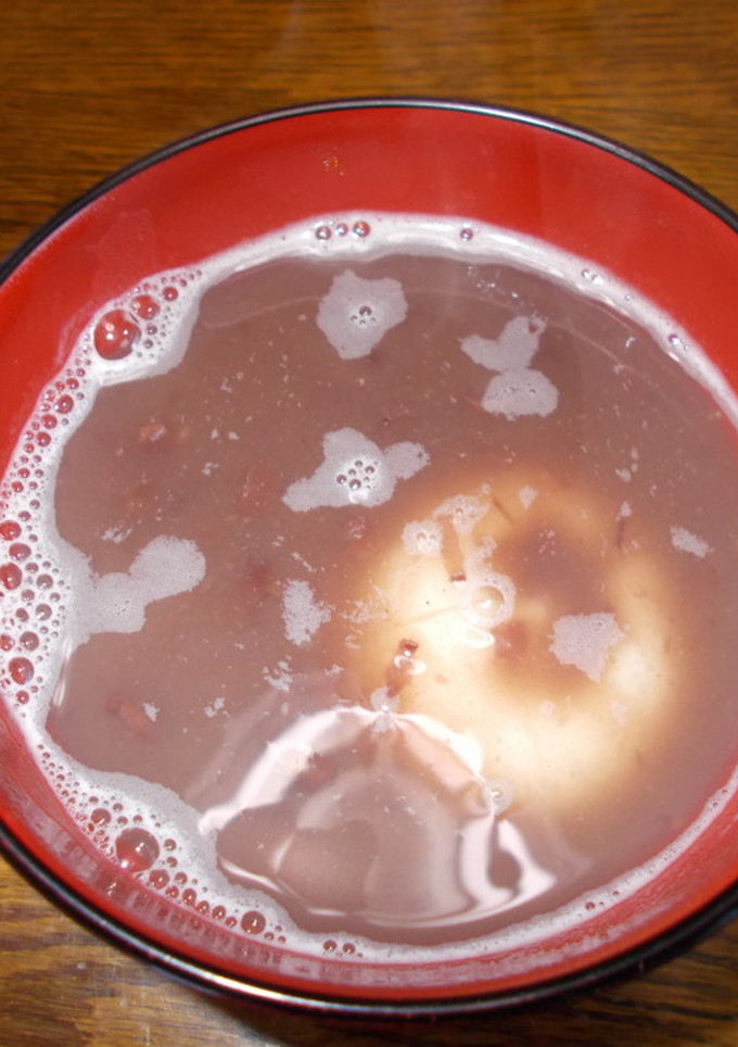 簡単ぜんざい(袋ゆで粒あん使用)-レシピのメイン写真