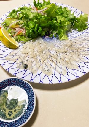 お正月だ!贅沢フクのカルパッチョ-レシピのメイン写真