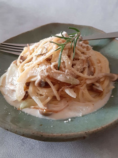 松前漬けdeクリームパスタ-レシピのメイン写真