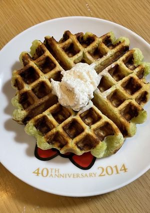 ずんだリメイク!ワッフル〜-レシピのメイン写真