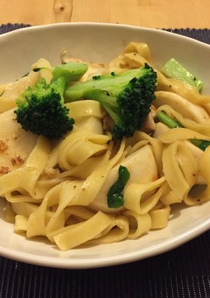 ☆残りものレシピ☆かぶと鶏のパスタ-レシピのメイン写真