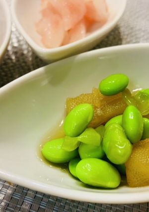 腹ぺこ男子パクパク！枝豆数の子-レシピのメイン写真