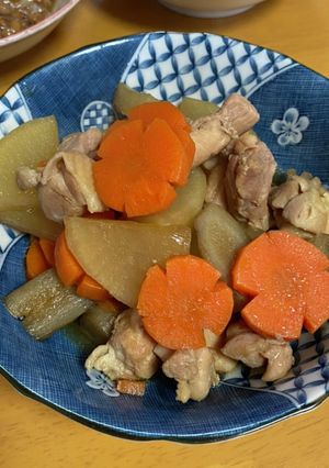 正月雑煮の具材で作った煮物-レシピのメイン写真