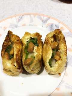ネギ納豆餅巾着-レシピのメイン写真