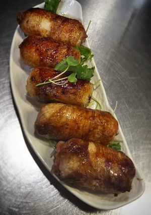 蒲焼きダレで、旨すぎ肉巻きお握り-レシピのメイン写真