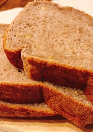HBで☆あずきと栗のスイーツ食パン-レシピのメイン写真