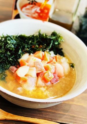 昆布出汁『極UMAMI美人』な焙じ茶漬け-レシピのメイン写真
