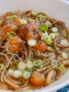 腸活♡なめこ蕎麦-レシピのメイン写真