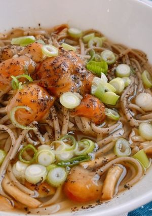 腸活♡なめこ蕎麦-レシピのメイン写真