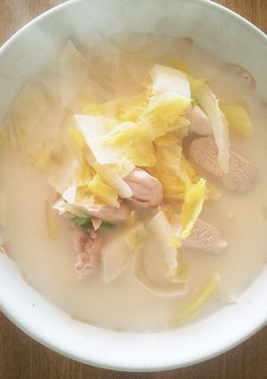 鶏むね肉と白菜のクリーム煮込み-レシピのメイン写真