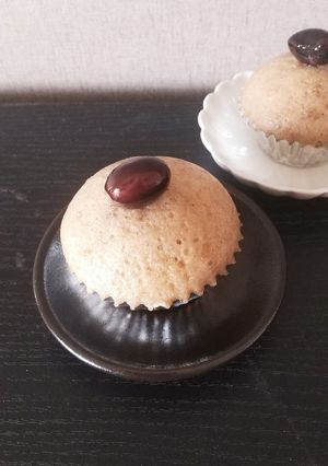 黒豆煮汁 蒸しパン ホットケーキミックス-レシピのメイン写真