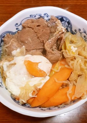 牛肉と野菜のすき煮風-レシピのメイン写真