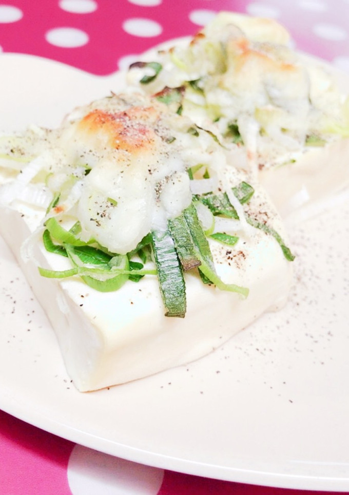 *お豆腐のネギマヨチーズ焼き*-レシピのメイン写真