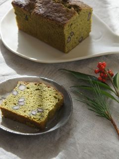 黒豆入り*抹茶パウンドケーキ-レシピのメイン写真